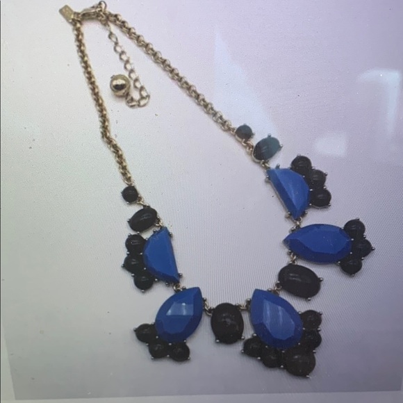 Kate Spade Gold Tripper Bib Chunky Two Tone Waterfall Necklace 17"L 1.5drop - Picture 3 of 3